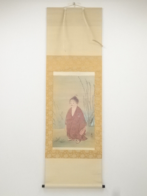 JAPANESE HANGING SCROLL / PRINTED / TAIKAN YOKOYAMA